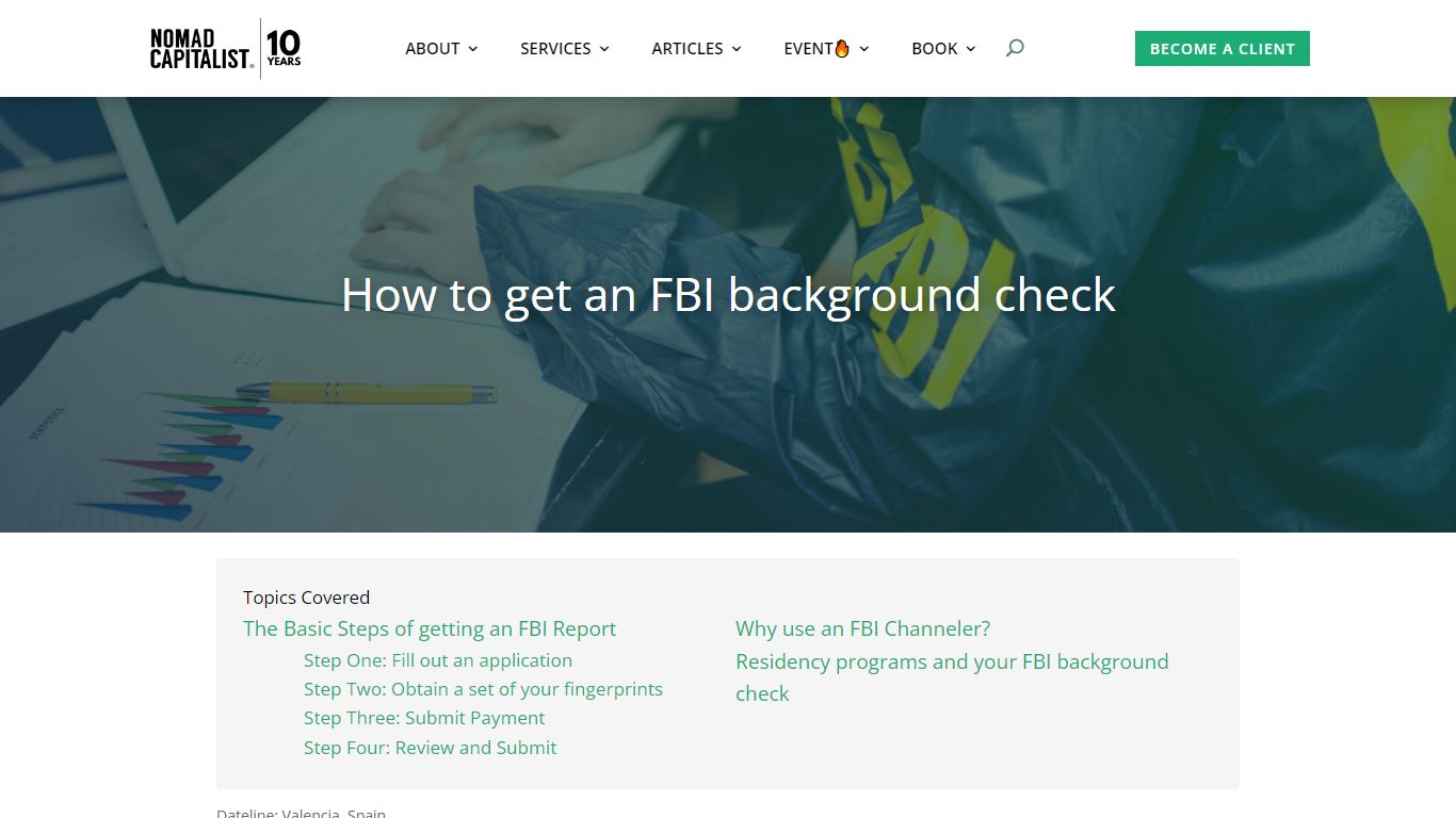 How to get an FBI background check - Nomad Capitalist